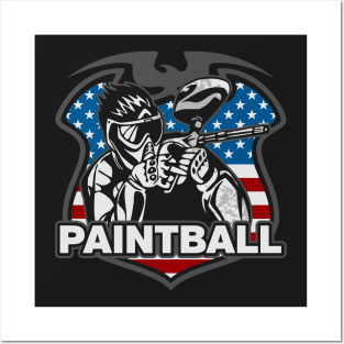 American Paintball Posters and Art